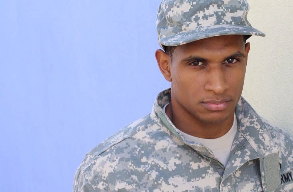 Soldier in Uniform - Veterans Pursuing Degrees