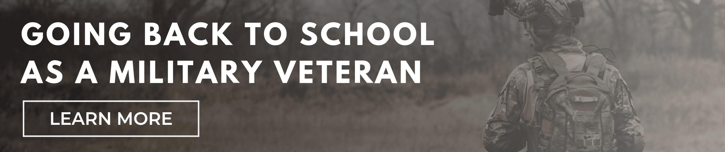 Going Back to School as a Military Veteran