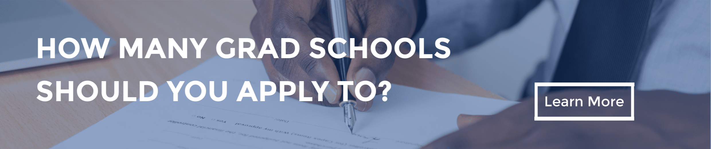 How Many Grad Schools Should You Apply to?