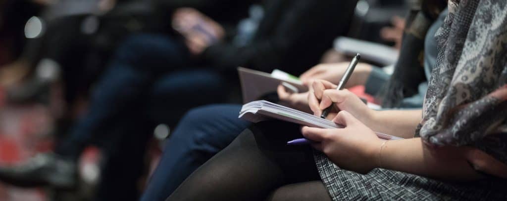 Students Taking Notes in Class